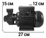 Bomba Periferica Dogo Elevadora 1/2 Hp Turbina Bronce Idb-35 Negro 50 Monofásica - Imagen 2