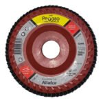 Flap Pegaso 115mm X 10 Unid Grano 40 Metales Base Plástica - Imagen 3
