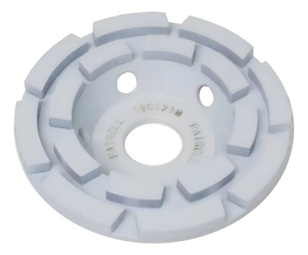 Disco De Muela Diamantada Segmentada 100 Mm Patroll Pms-4g Gris