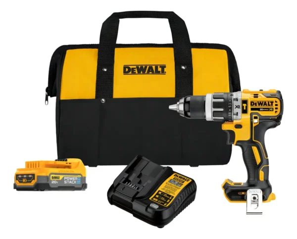 Taladro Percutor Atornillador Dewalt 20v Max Xr Dcd796e1-ar Amarillo