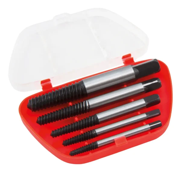 Extractor De Tornillos Rotos 5 Piezas 3-18mm Genérico