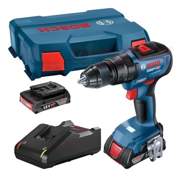 Taladro Atornillador Bosch Brushless Percutor Gsb 18v-50 Azul 50