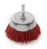 Cepillo Copa De Nylon 64mm Para Taladro Bremen 7071 Rojo - Imagen 4