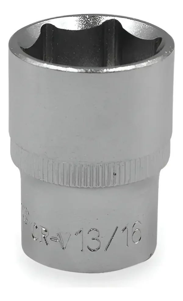 Llave Tubo Hexagonal Bremen 13/16 Encastre 1/2 3849 Plateado