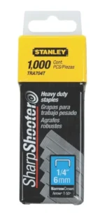 Grapas Stanley 1/4 6mm Para Modelos Stanley Tr150 Y Tr250. - Imagen 2