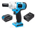 Llave De Impacto 1/2'' 20v Brushless Completo Gamma G12425 Celeste 50 - Imagen 4