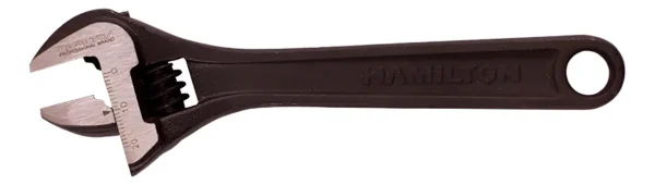 Llave Ajustable Francesa 6 Pulgadas Profes. Hamilton Lan60 Negro