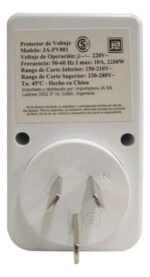 Protector Voltaje De Tensión Enchufable 10amp Digital Regul Blanco - Imagen 4