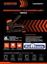 Engrampadora Grampadora Clavadora 6en1 Prof. Hamilton Pep61k - Imagen 5