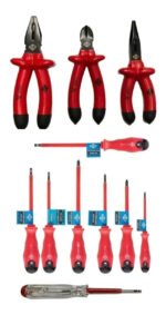 Juego De Pinzas Destornilladores 11 Pcs Aisladas 1000v Bulit