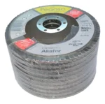 Flap Pegaso 115mm X 10 Unid Grano 40 Metales En Gral Aliafor Gris - Imagen 2