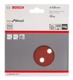 Set De 5 Lijas Para Lijadora Rotoorbital Bosch 125mm G100 - Imagen 4