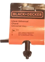 Repuesto Llave Madril Universal Taladro Black + Decker Orig. Negro