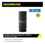 Bocallave De Impacto Crossmaster Hexagonal Larga 21mm 1/2 - Imagen 2