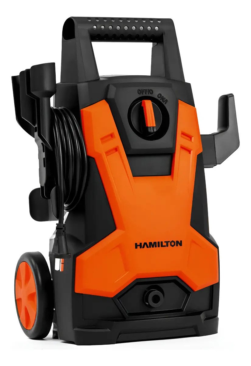 Hidrolavadora Hamilton Alta Presión 1400w 110 Bar Hil002 Naranja 50 Hz Hidrolavadora Hamilton Alta Presión 1400w 110 Bar Hil002 Naranja 50 Hz - Imagen 1
