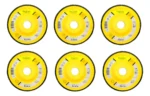 Pack Disco Flap Pegaso 115mm X6 - Grano 36/60/80/120/220/400 Amarillo
