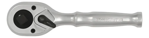 Llave Criquet Reversible 2 En 1 Encastre 3/8 1/2 Crossmaster Plateado