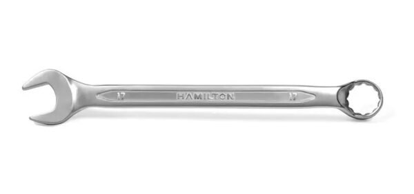 Llave Combinada Acodada Métrica 17 Mm Hamilton Cromo Vanadio