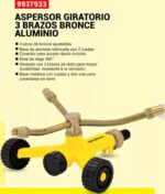 Aspersor Giratorio 3 Brazos Bronce Crossmaster 9937933 - Imagen 3