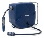 Rollo Porta Mangueras Automatico Riego (20m) Bremen 8700 Azul Oscuro