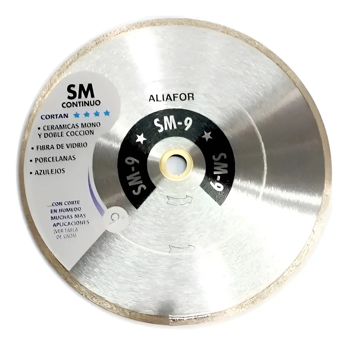 Disco Diamantado 230mm.continuo Aliafor Sm 9 PuLG Ceramicas Disco Diamantado 230mm.continuo Aliafor Sm 9 PuLG Ceramicas - Imagen 1