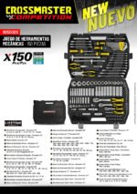 Juego De Tubos Herramientas Tipo Racing 150pcs Crossmaster Negro - Imagen 2