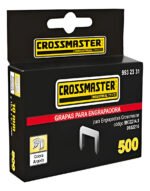 Grapas Grampas 14mmx10,6x1,2mm 500u. Crossmaster 9932339 Plateado