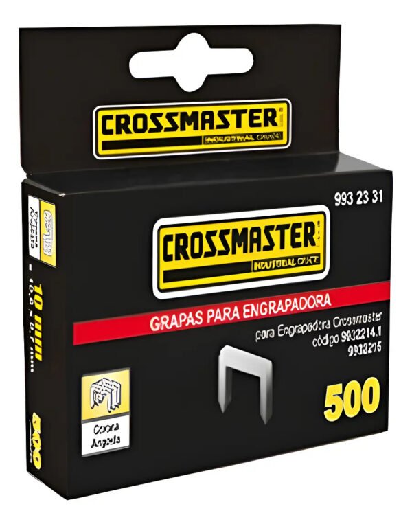 Grapas Grampas 14mmx10,6x1,2mm 500u. Crossmaster 9932339 Plateado