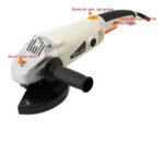 Amoladora Angular Hogar 7 Pulgadas 180mm 2100w Mod: Aah72100 Gris - Imagen 2