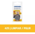 Disco Para Pulir Dremel 425 Minitorno Dremel 425 X 2 Unid Plateado - Imagen 2