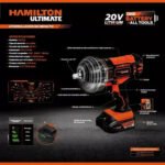 Llave De Impacto 20v Hamilton Ult113 + Tubos De Impacto Naranja - Imagen 6
