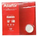 Disco Ingletadora Aluminio 100 Dientes 250mm 10puLG Aliafor Gris - Imagen 2