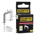 Grampas 12 X 10,6 X 1,2 Mm X 500u Grapa Crossmaster 9932337 Plateado - Imagen 3