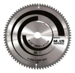Hoja Disco Sierra Ingleta Multimaterial Bosch 305mm 80d 208 Gris