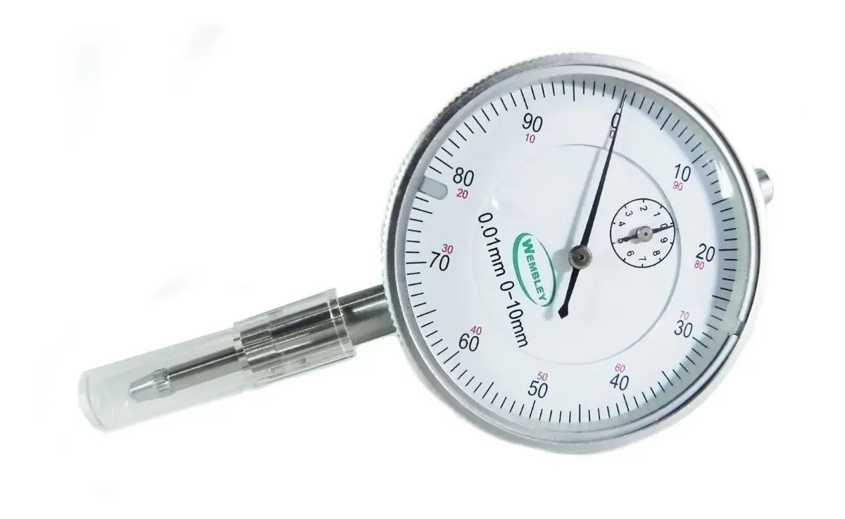 Comparador Centesimal 0-10mm Metal Wembley Prec 0,01mm Comparador Centesimal 0-10mm Metal Wembley Prec 0,01mm - Imagen 1