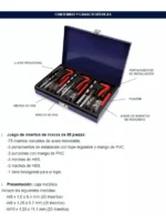 Juego Reparador Roscas Insertos Macho Mecha 88pz Bremen 7836 - Imagen 2