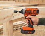 Atornillador Impacto 1/4 Hex Black Decker Bateri 20v Bdci20c Rojo 50 - Imagen 3
