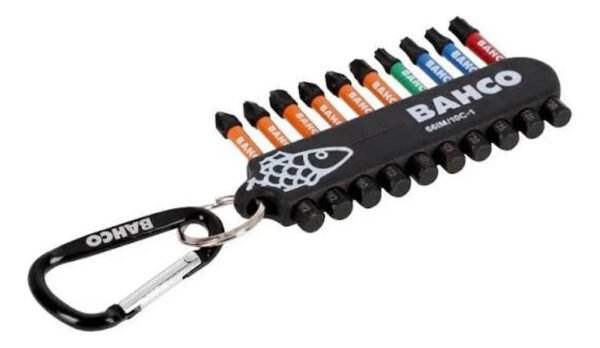 Juego Puntas 10 Pzs 1/4'' Impacto Llavero Phillips Bahco