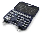 Set Juego De Bocallaves 3/8 Tubos Crique Bremen 26 Pzs 7938 Plateado - Imagen 3