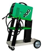 Carro Porta Soldadora C/ Bandeja Herramientas Porta Cilindro Negro Y Verde - Imagen 2