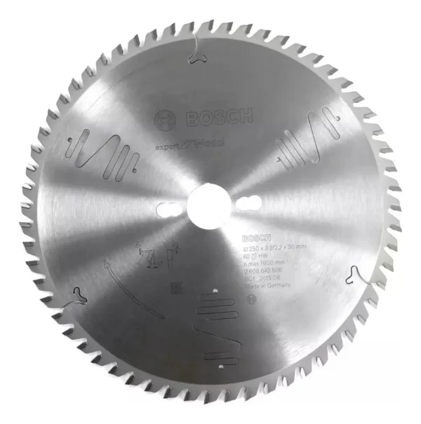 Disco Sierra Bosch Expert Madera Bosch Expert 250 Mm X 60 D
