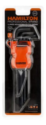 Set Llaves Allen Hexagonal Extra 9pcs Pulgadas Hamilton Lh40 - Imagen 3