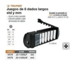 Juego Set 6 Tubos Largos PuLG Enc 1/2'' Hexag Truper 14174 - Imagen 2