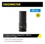 Bocallave De Impacto Crossmaster Hexagonal Larga 19mm 1/2 - Imagen 2