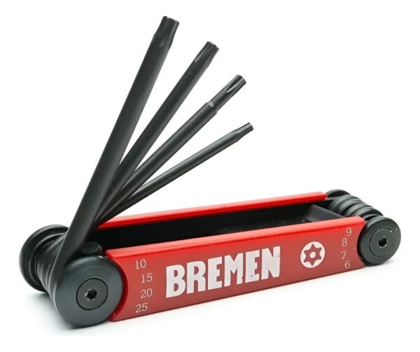 Set Plegable De 8 Llaves Allen Torx Bremen 6688 Tipo Navaja Allen Torx