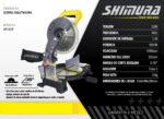Sierra Ingletadora Shimura 1650w 10 Pulgadas + Disco Alumini - Imagen 2
