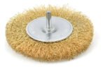 Cepillo Circular 100mm Para Taladro Bronceado Hamilton Bc100