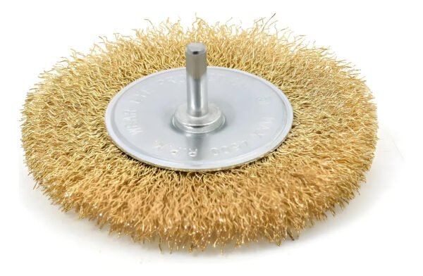 Cepillo Circular 100mm Para Taladro Bronceado Hamilton Bc100