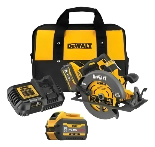 Sierra Circular Inalambrica 71/4 Flex Volt 60v Dewalt Dcs578 Amarillo 50