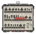 Juego Set De Fresas Kit Router Tupi Para Madera 30 Pz Bosch